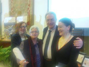 Con Loredana Scarpellini, Simona Scuri e il Presidente dell'UNPLI Regione Lombardia Dott. Piero Segnalini.